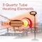 Black & Decker Patio Floor Electric Heater, Patio Heater Stand for Outdoors with 3 Heat Settings BHOF04 - alternate 2